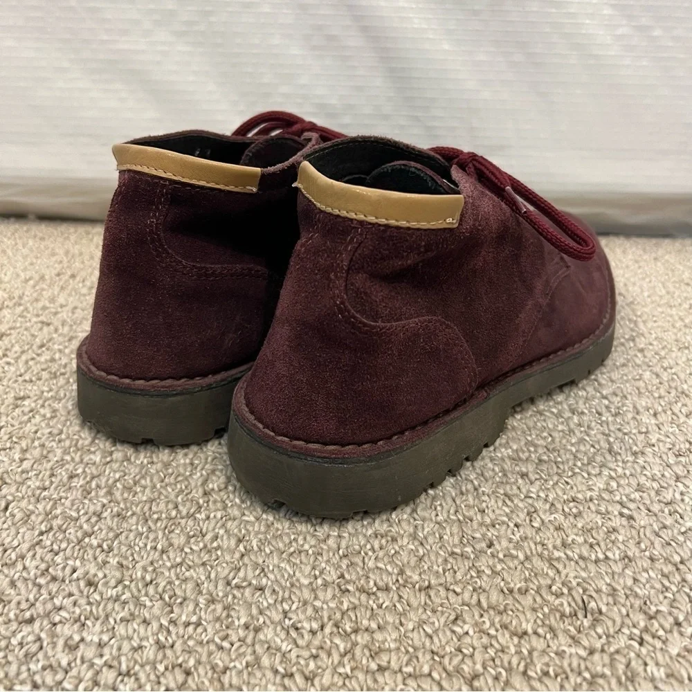 ANGELO NARDELLI Shoes Eggplant Suede Leather Chukka Lace Up Boots Shoe EU 43, 10